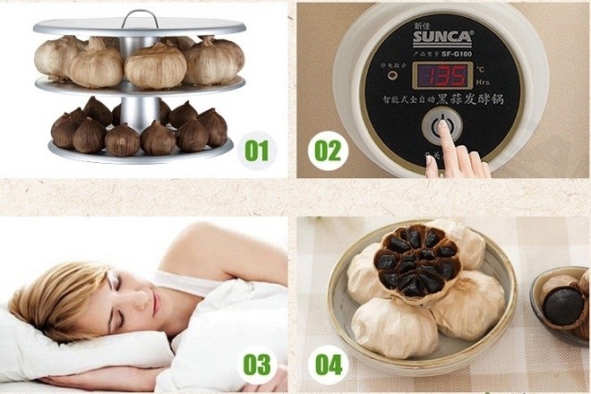 máy làm tỏi đen với chế độ hoàn toàn tự động giúp người dùng tiết kiệm thời gian công sức
