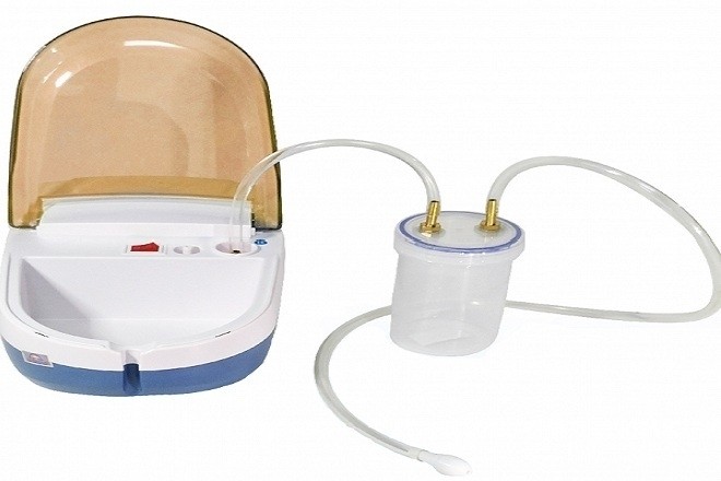 máy hút mũi hi baby Dotha được tích hợp cả 2 tính năng là xông mũi và hút mũi
