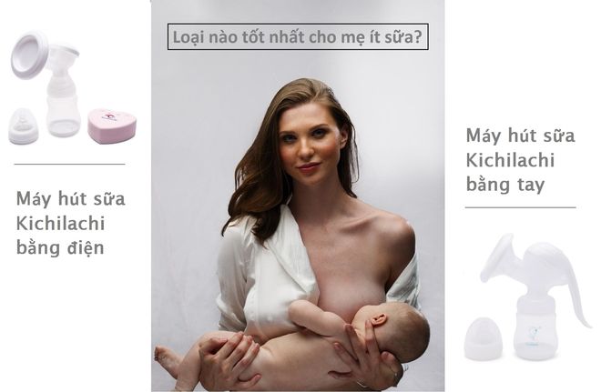 máy hút sữa kichilachi cho mẹ sau sinh