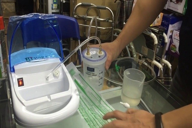 máy hút mũi bayoka giúp hút mũi dịch đờm nhớt rất an toàn hiệu quả