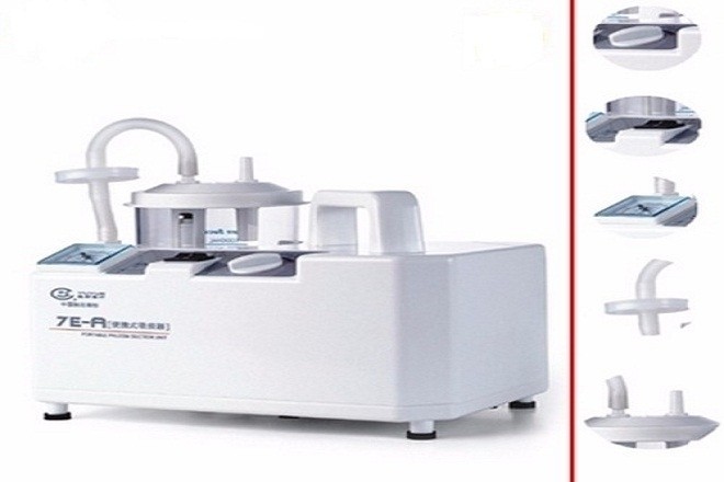 máy hút mũi yuwell được trang bị chiết áp giúp dễ dàng điều chỉnh các áp lực hút khác nhau