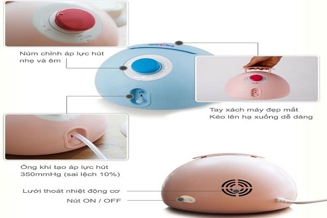 máy hút sữa bằng điện Spectra Dew 350 là sản phẩm chuyên massage kích sữa