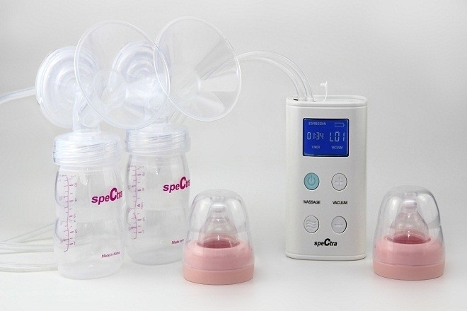máy hút sữa bằng điện Spectra 9s plus được thiết kế nhỏ gọn