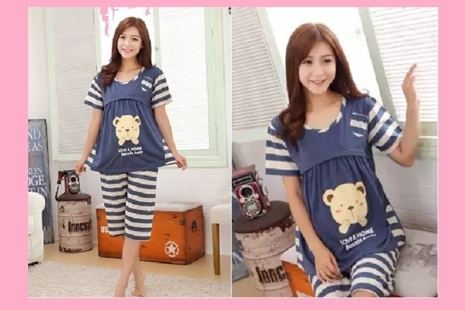 đồ bộ mặc nhà cho bà bầu