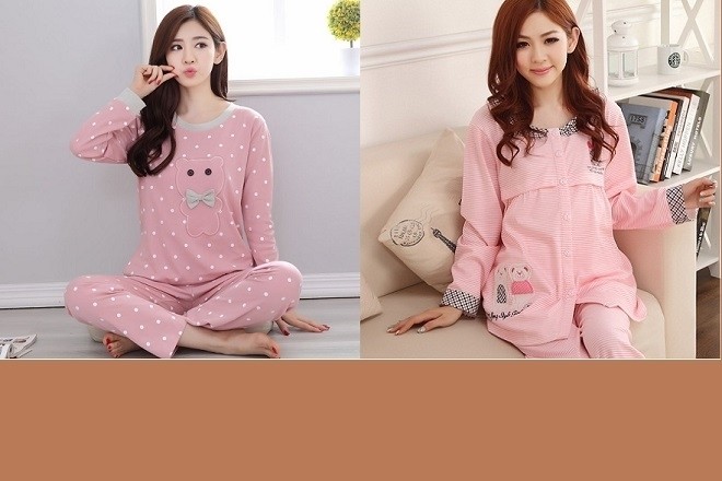 đồ bộ mặc nhà cho bà bầu