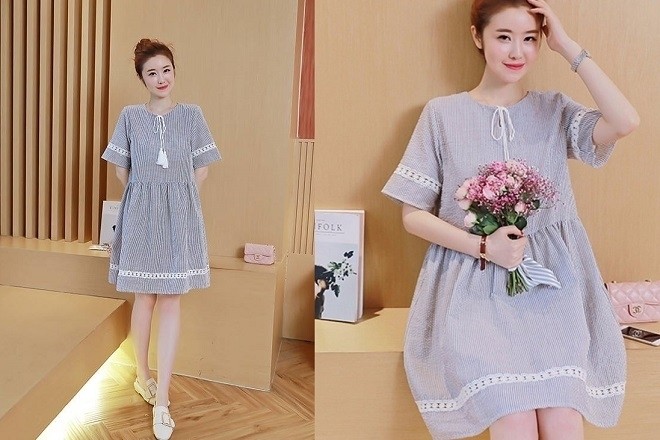 đầm suông cho bà bầu