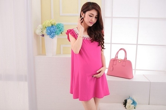 đầm suông cho bà bầu