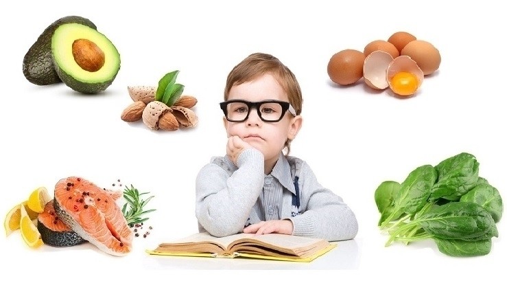 thực phẩm tốt cho mắt bé