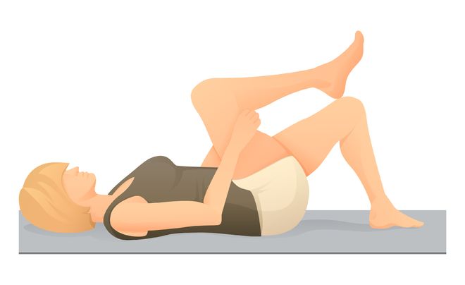 bài tập căng lưng dưới