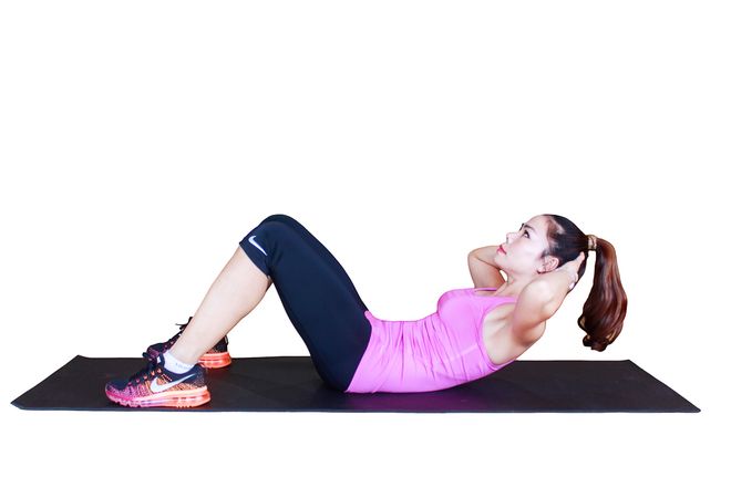 bài tập bụng crunch