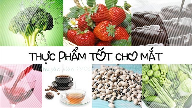 thực phẩm tốt cho mắt cận