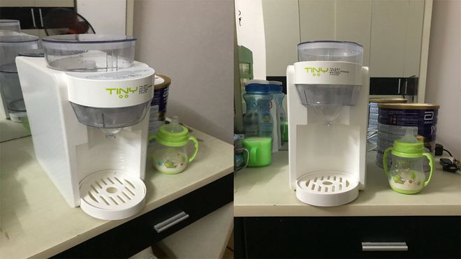 Máy pha sữa bột tự động Tiny Baby của Nhật Bản