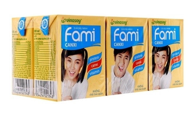 Sữa đậu nành canxi fami vinasoy