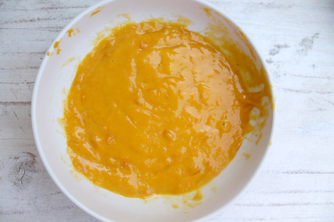 Hỗn hợp để đổ pancake bí đỏ