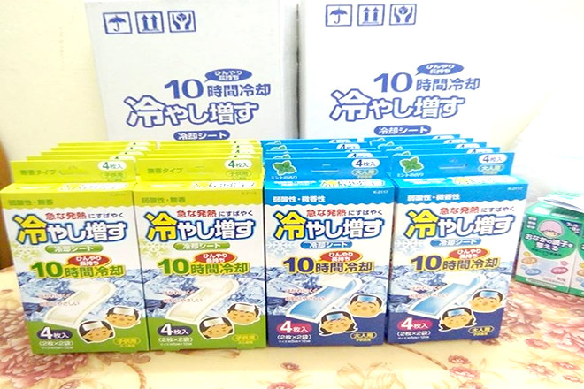 Miếng dán hạ sốt cho bé