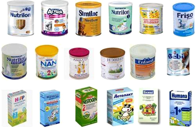 Các loại sữa công thức