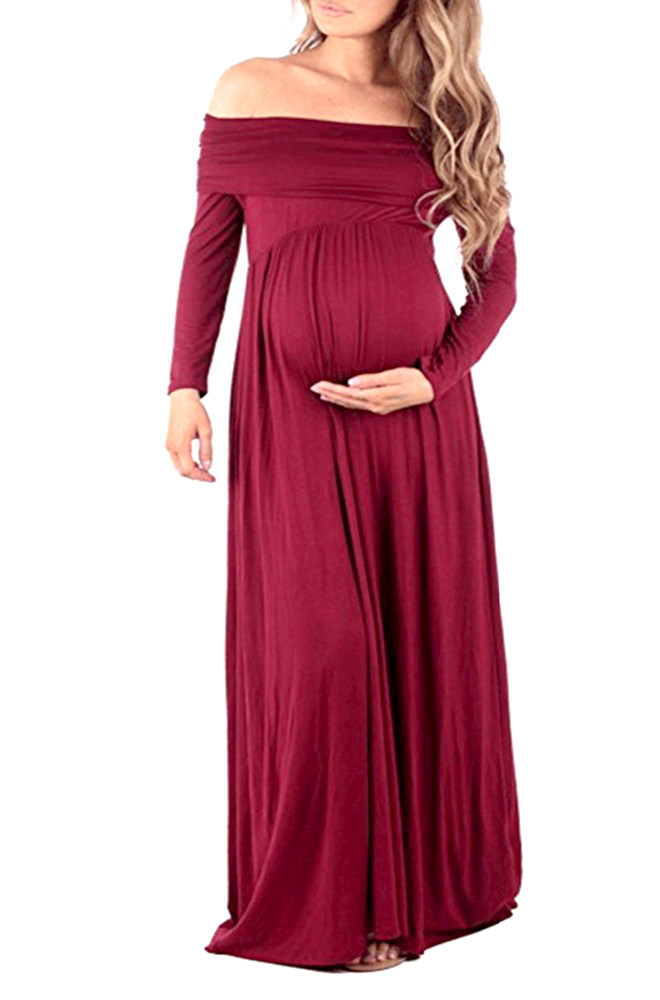 Maxi trễ vai tay dài đẹp