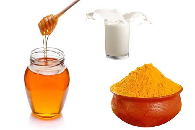 Nghệ mật ong và sữa