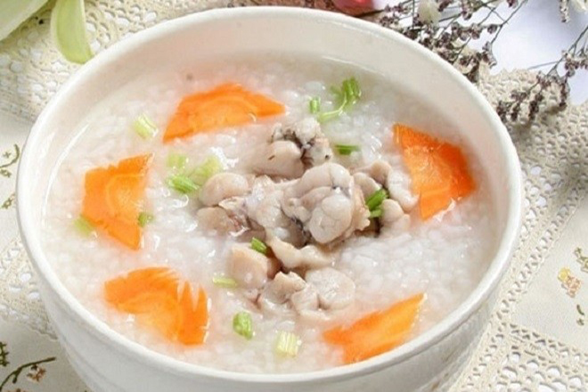 Cháo cá lóc cà rốt