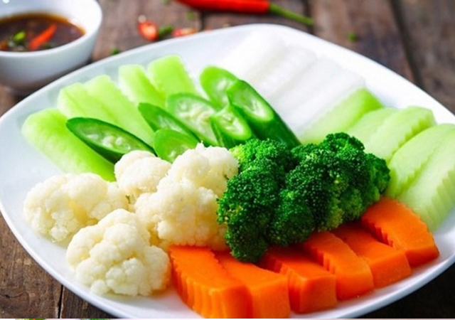 rau củ luộc