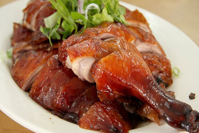Vịt nướng ngũ vị hương đậm đà hương vị