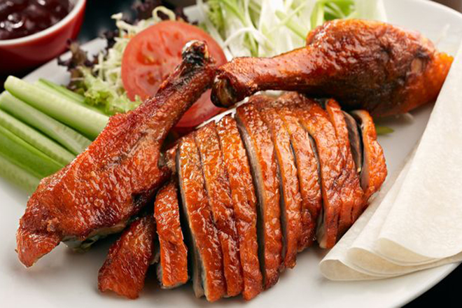 Vịt nướng Vân Đình đậm đà hương vị