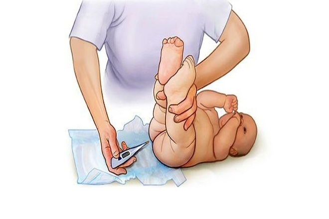 Cách đo nhiệt độ cho bé
