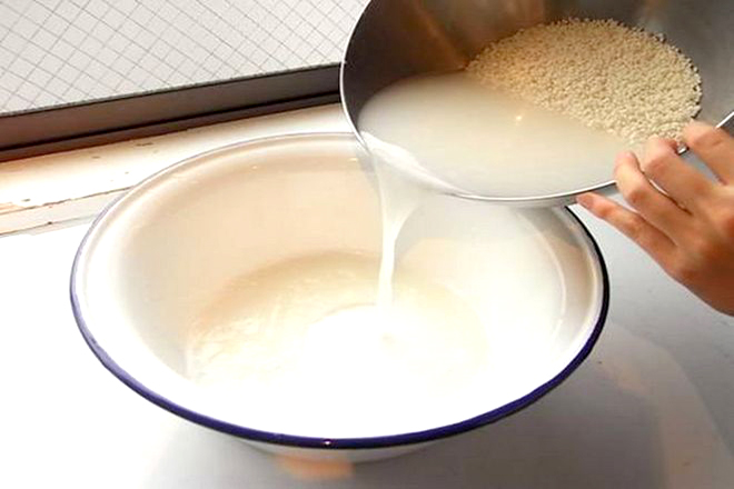 Vo gạo nấu cháo