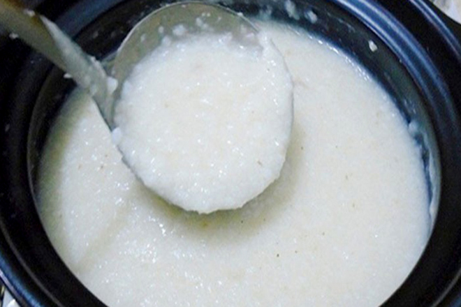 Nấu cháo trai