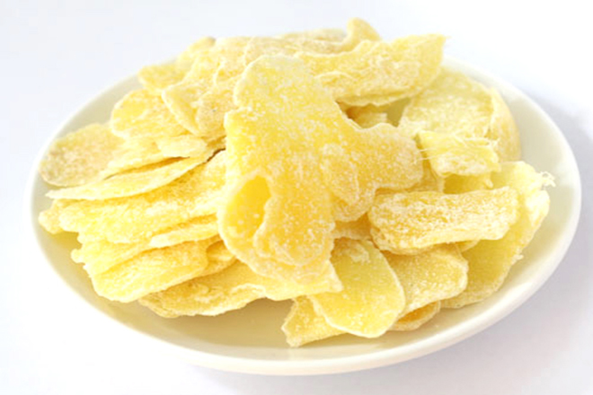 Mứt gừng miếng dày