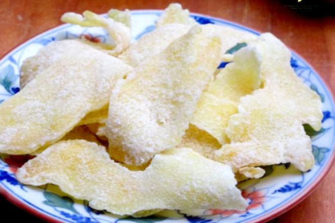 Mứt gừng tốt cho tiêu hóa