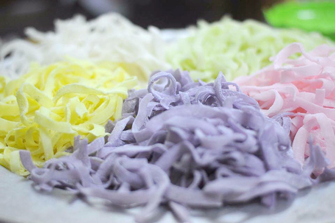 Mứt dừa ngũ sắc