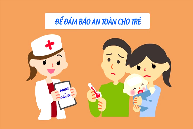 Chăm sóc trẻ sau tiêm phòng