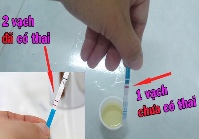 cách dùng que thử thai