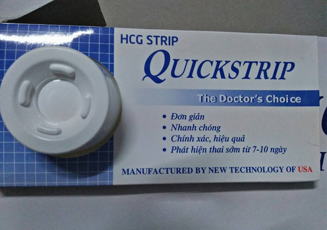 que thử thai quickstrip có chính xác không