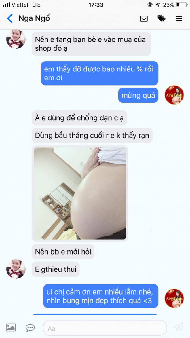 Khách hàng sử dụng phòng rạn da mang bầu
