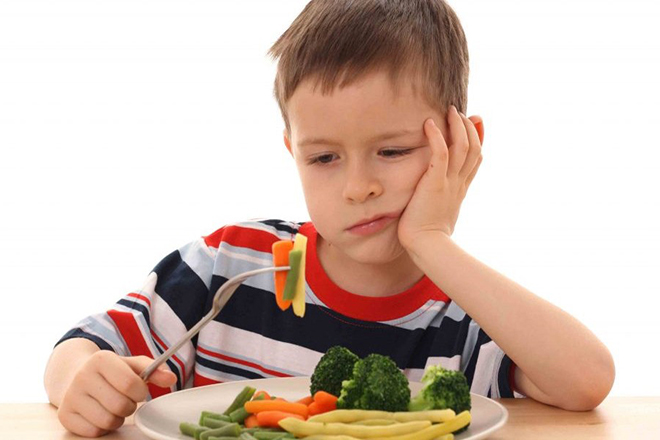 Chế độ ăn của trẻ thiếu sắt