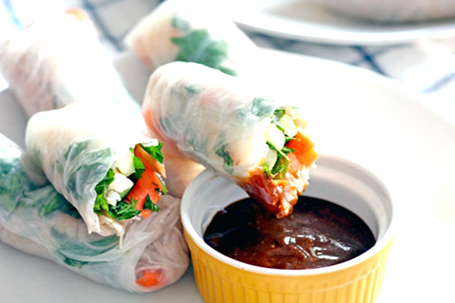 Bún cuốn ngon đậm đà