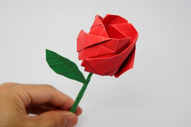 Bông hồng giấy