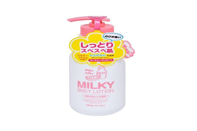 mamalabo milky body lotion chuyen duong da