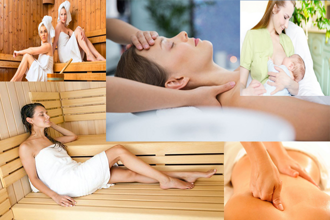 Xông hơi, massage