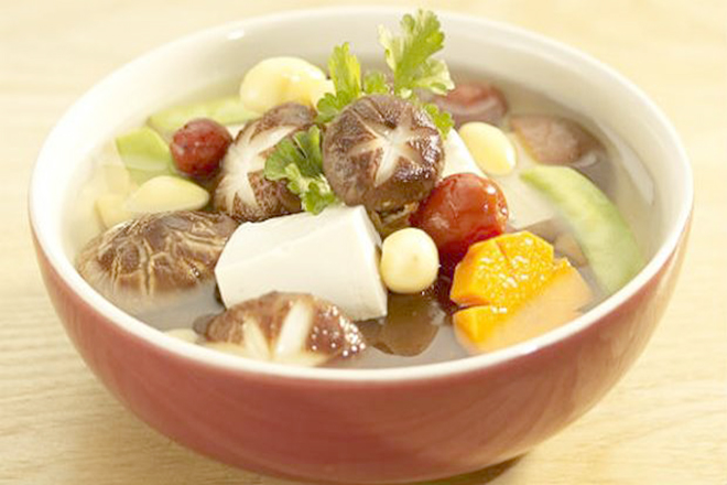 Canh nấm giải nhiệt mùa hè