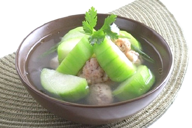 Canh bí xanh