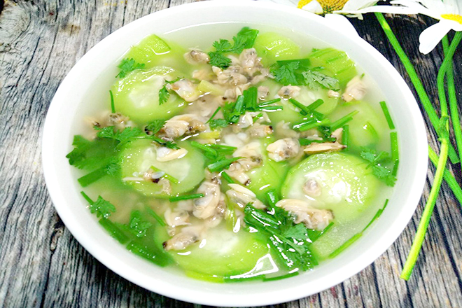 Canh mướp ngon cho mùa hè