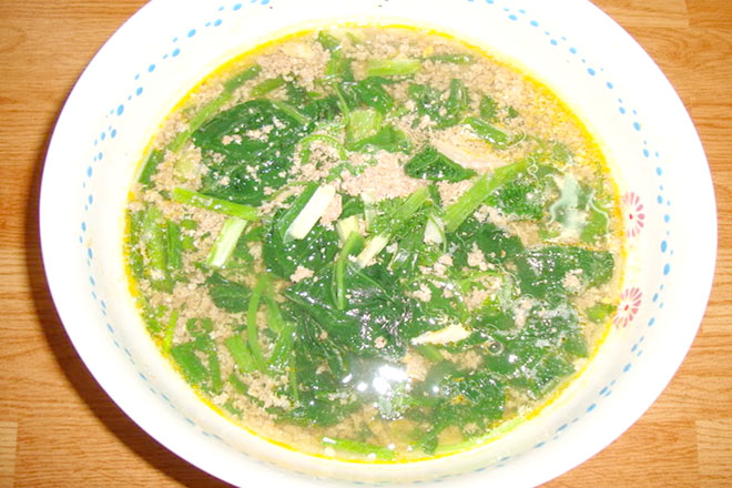 Canh cua đồng rau đay