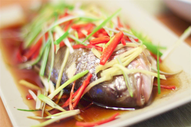 Cá hấp xì dầu