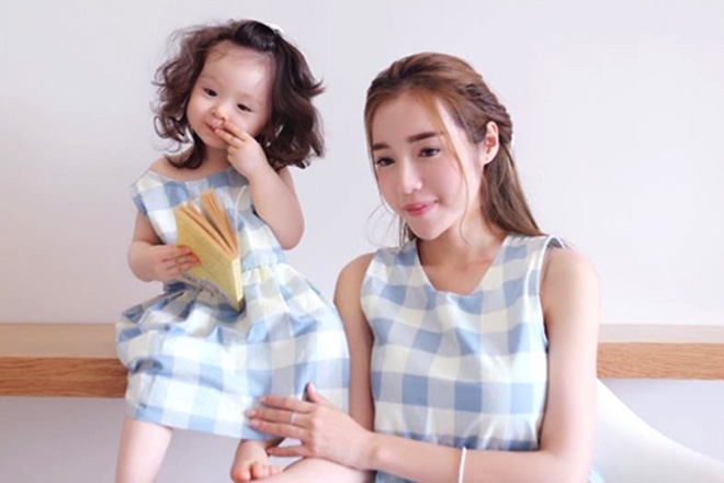 Elly Trần và con gái