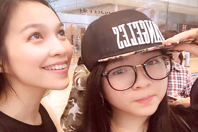 Hiền Thục và con gái