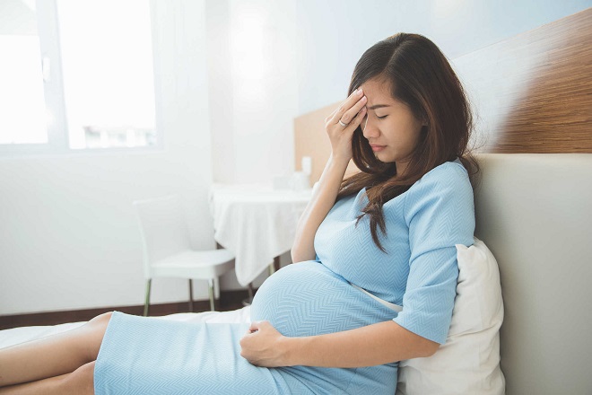 có bầu mệt mỏi