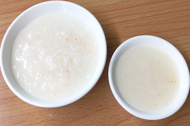 Cháo tôm ngon cho bé